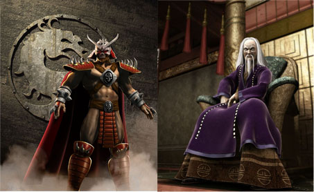 Shao Kahn en Shang Tsung, het kwaad dat verslagen moet worden.