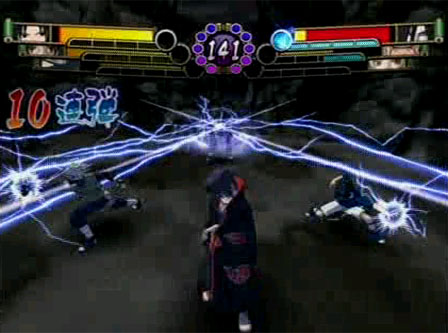 Team Sharingan met hun team super.