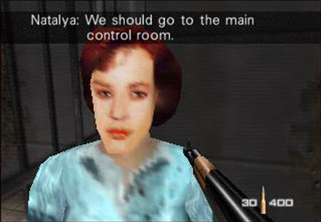 Bescherm Natalya terwijl ze een computer in de vijandelijke basis hackt.