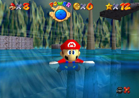 Ook onder water staat Mario zijn mannetje.