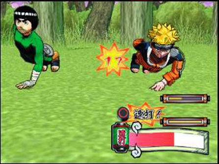 Opdrukken tegen Rock Lee, button bashen like never before!